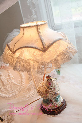 Antique dresden lamp - sweetly ballerina.......