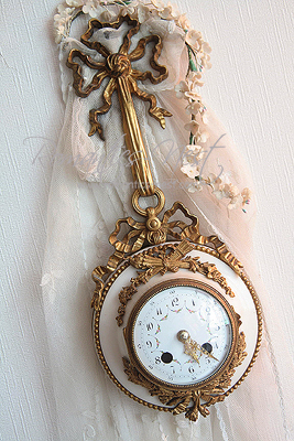 a valuable french wall clock....